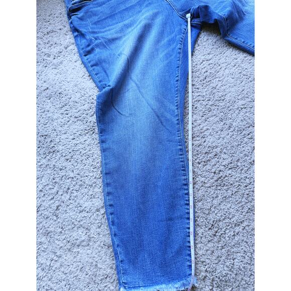 Kut From The Kloth Donna High Rise Ankle Skinny Jeans Plus Size 24 W Classic 25" - Picture 9 of 10